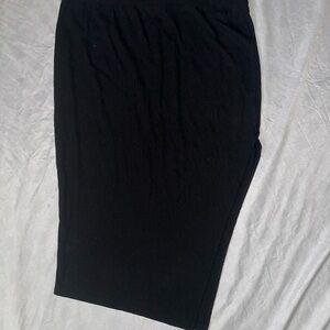 SHEIN Black Midi Skirt